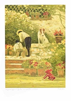Il Pomeriggio di Fratel Coniglietto - Lithograph by Antonio Saliola - 2000s