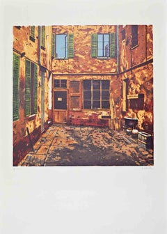 In the Street - Serigrafia di Antonio Saliola - Anni '90