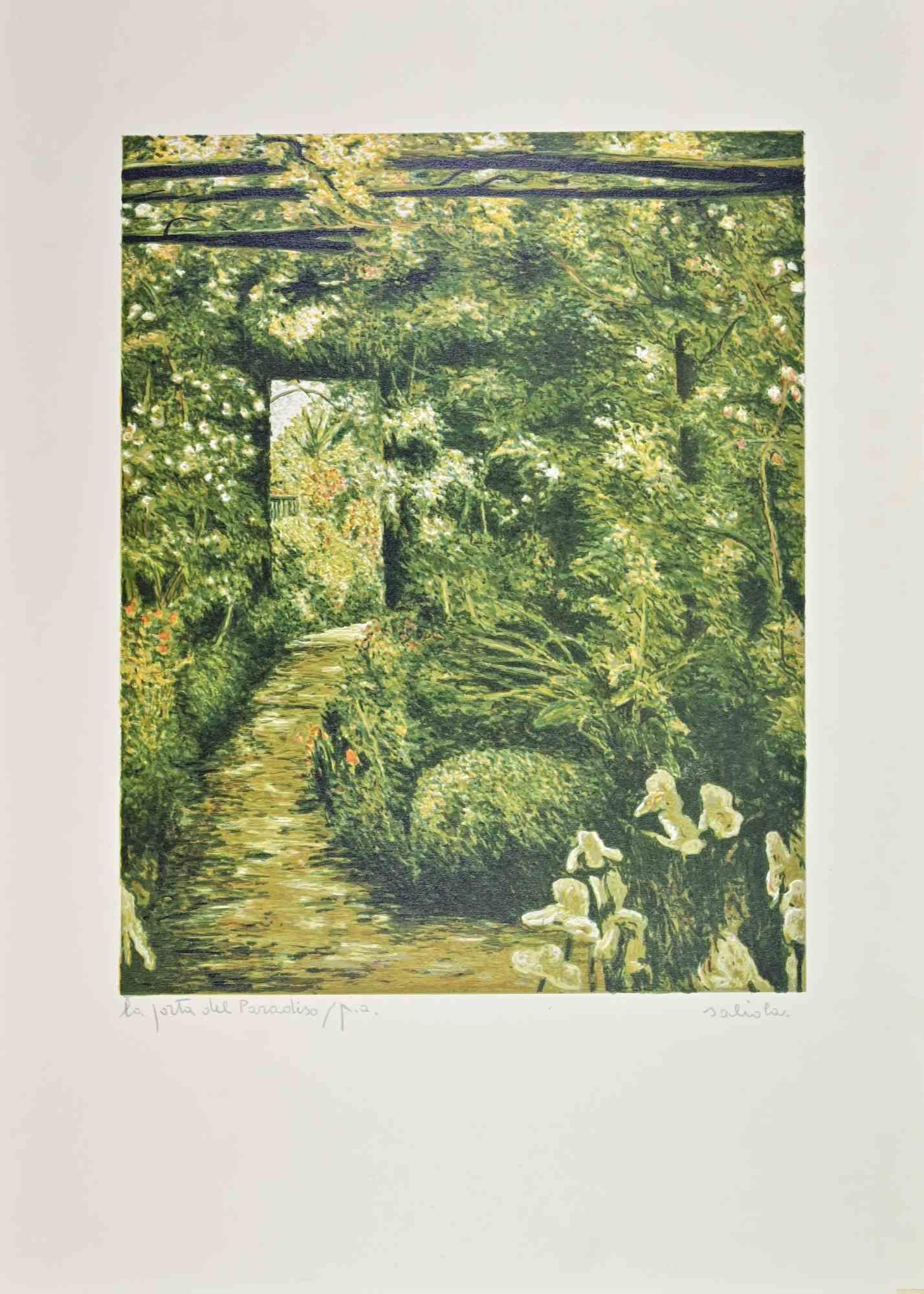 Screen print realized by Antonio Saliola in 1990s.

Hand signed and titled in pencil.

Very good condition.