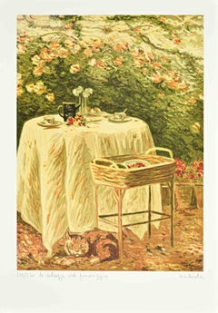 Le Dolcezze del Pomeriggio - Lithograph by Antonio Saliola - 1990s
