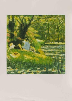 Poesie d'Amore (Liebesgedichte) - Lithographie von Antonio Saliola - 1990er Jahre