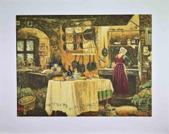 The Triumph of Babette - Lithograph by Antonio Saliola - 1990s