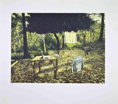 The Visit - Screen print by Antonio Saliola - 1990s