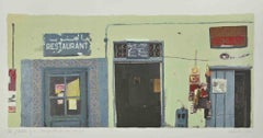 The Words of the Wall – Lithographie von Antonio Saliola – Die Worte der Wand – 1980