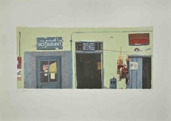 The Words of the Wall - Lithograph by Antonio Saliola - 1980