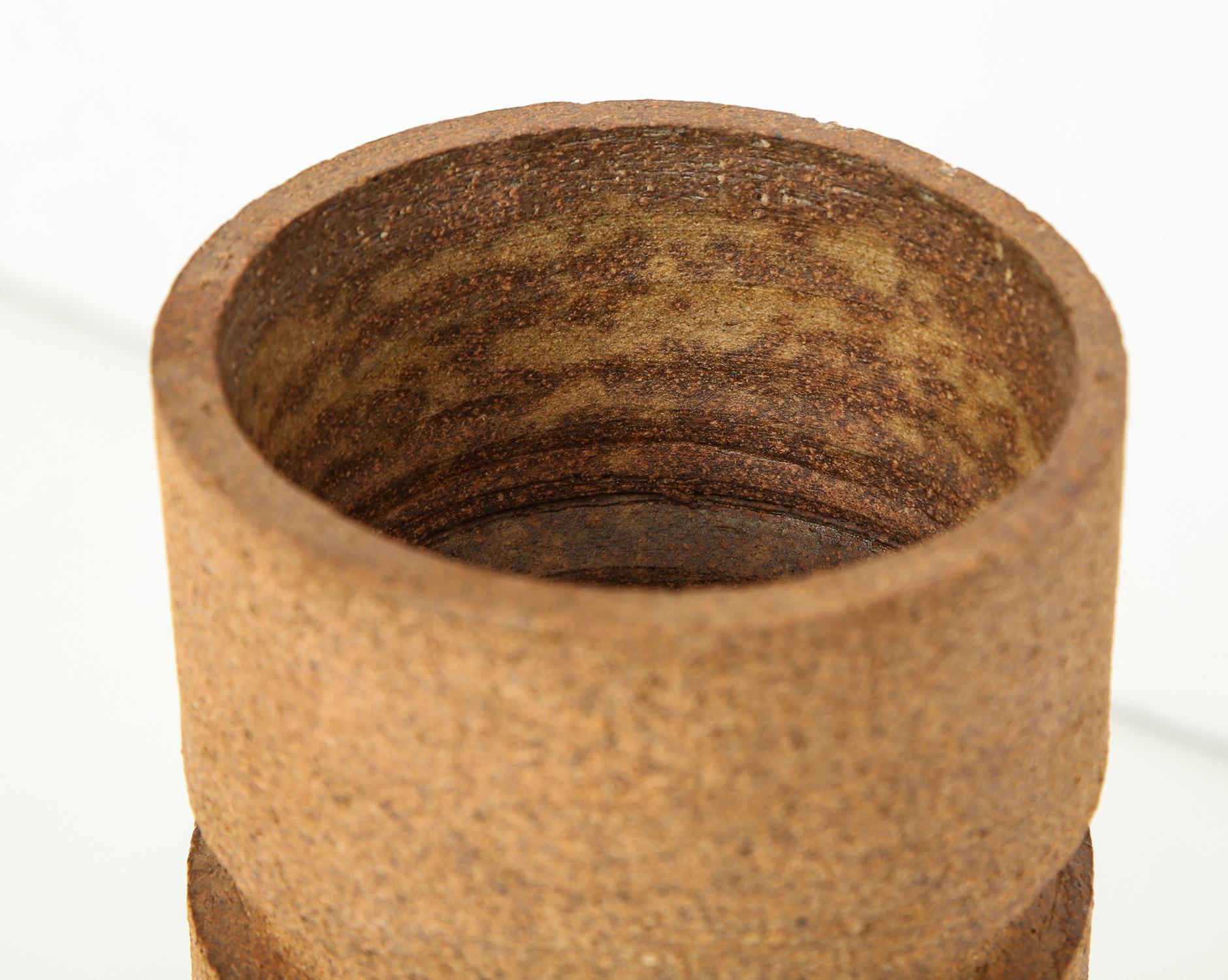 Mid-20th Century Antonio Salvador Orodea Cylindrical Vessel For Sale