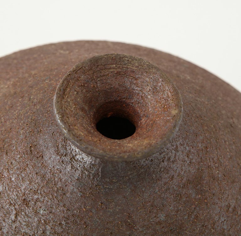 Mid-Century Modern Antonio Salvador Orodea Stoneware Vessel For Sale