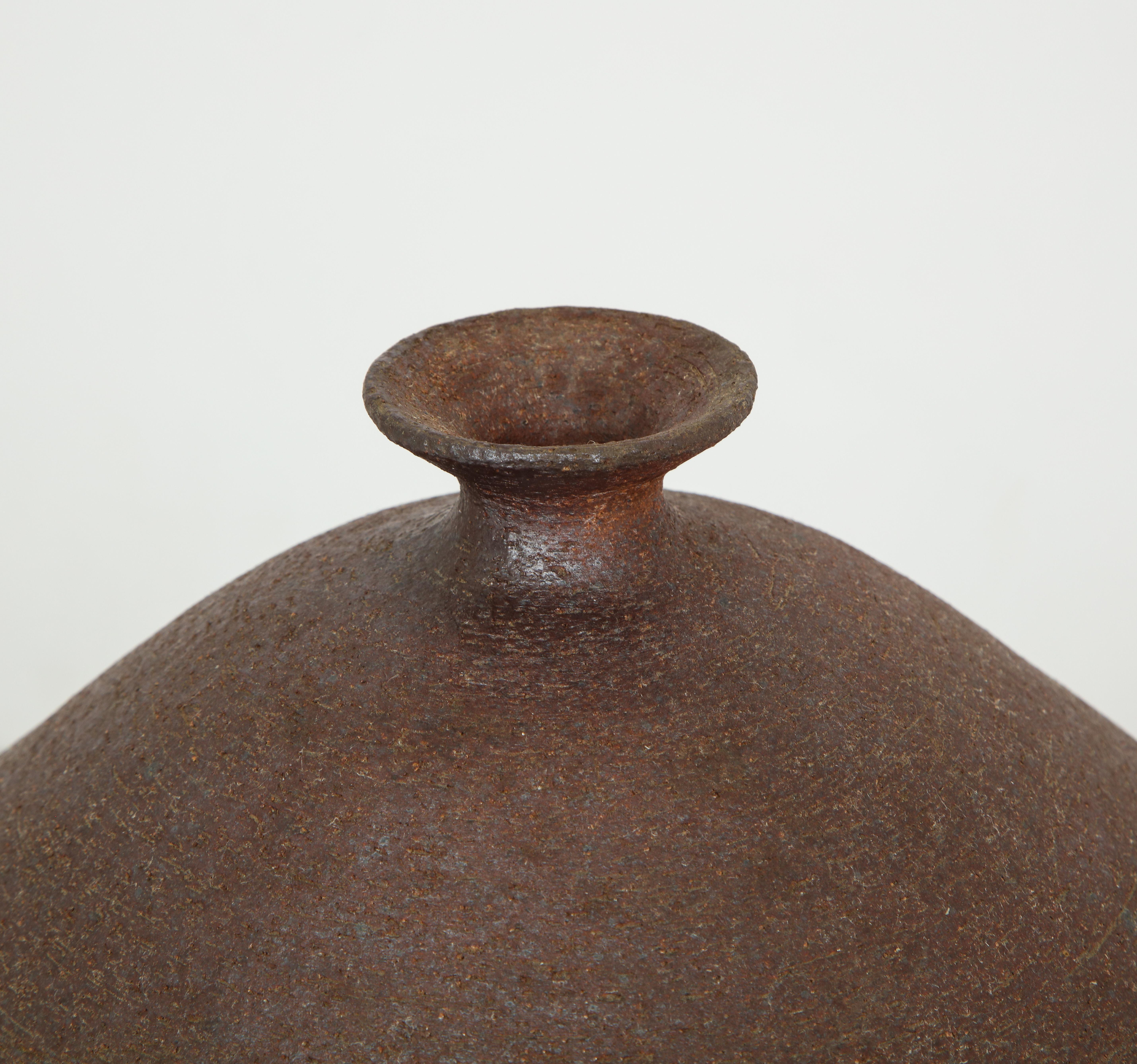 Spanish Antonio Salvador Orodea Stoneware Vessel For Sale
