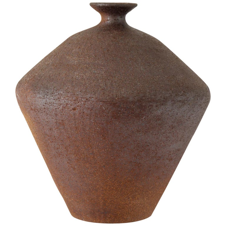 Antonio Salvador Orodea Stoneware Vessel For Sale