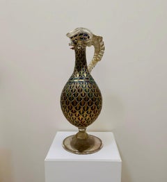 Antonio Salviati  Amphora in Murano Glass, Gold and Enamels 19th century