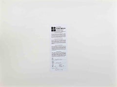 Abstract Composition - Lithograph by Antonio Sanfilippo - 1971