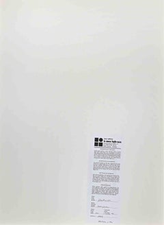 Composición abstracta - Serigrafía de Antonio Sanfilippo - 1971