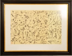 Antonio SAURA - Abierta 3 - Lithograph Signed In Pencil