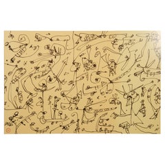 Antonio SAURA – Abierta 3 – Lithographie, signiert mit Bleistift