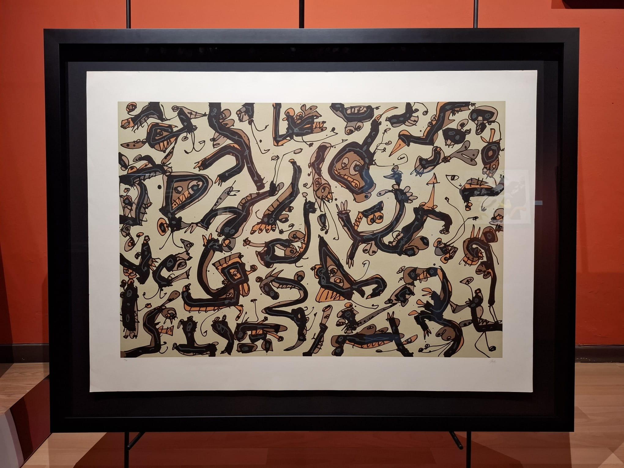 Antonio Saura Abstract Print - Serie Abierta