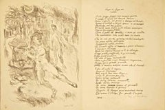 Escape - Fuga - Lithograph by Antonio Scordia - 1945