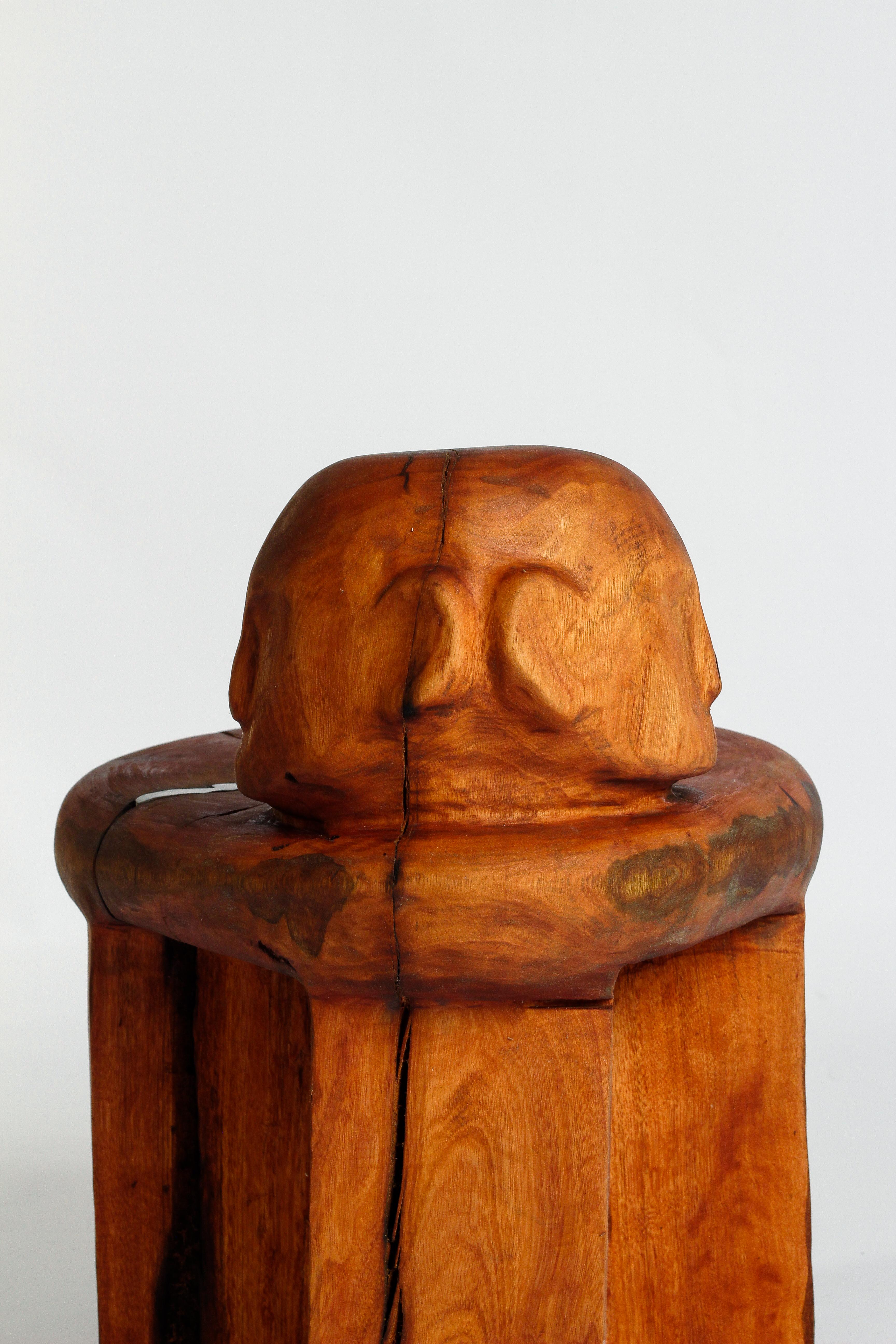 Brazilian Antonio Sculptural Side Table by Pedro Ávila