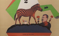 Manhattan aux Enzymes, Pop-Art-Lithographie von Antonio Segui