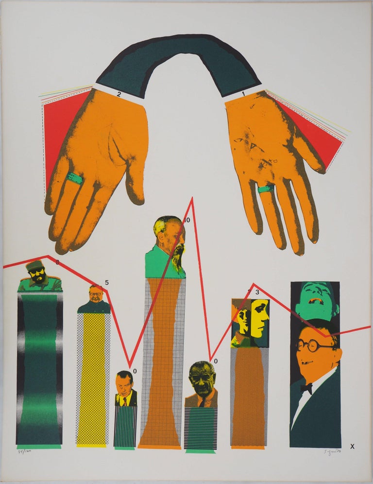 Antonio Seguí - Without Demagogy - Original Handsigned Lithograph, 1972 ...