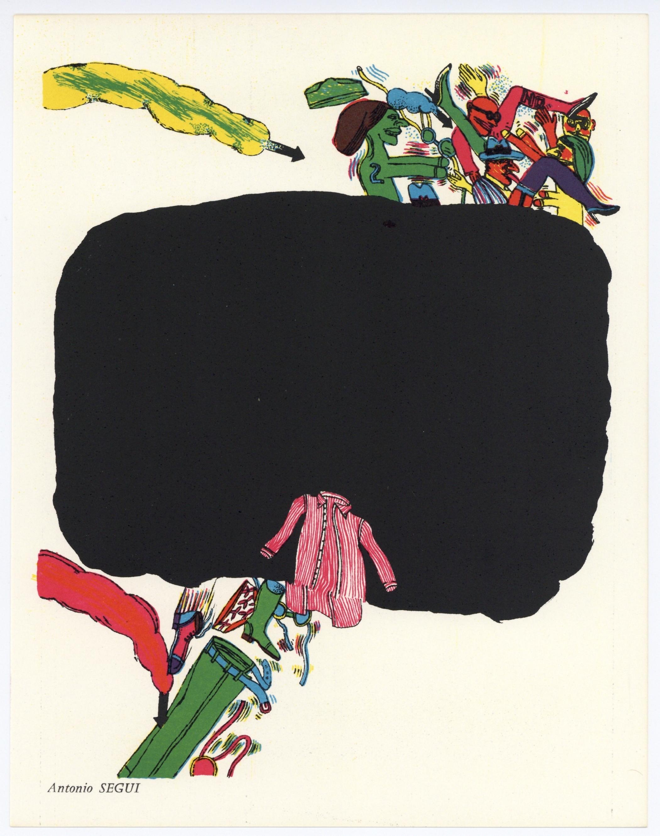 Antonio Seguí Figurative Print - original lithograph