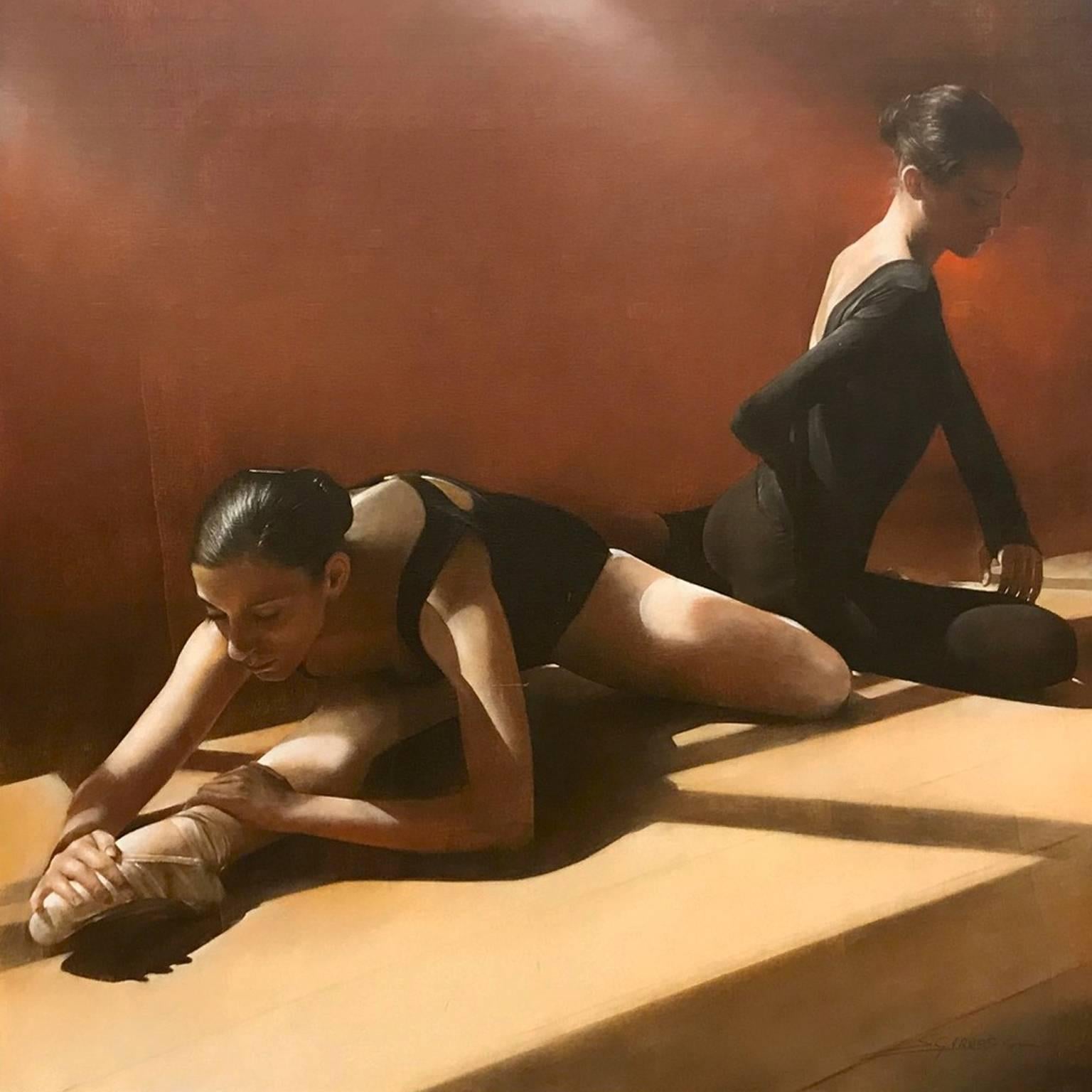 Antonio Sgarbossa Interior Painting - BALLET DANCERS