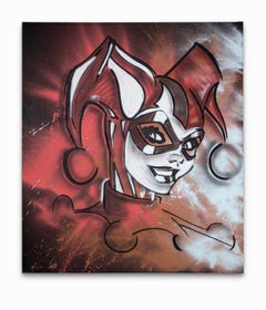 Retro "Harley", Graffiti/Street Art Style, Spray Paint, Comic Pop-Art