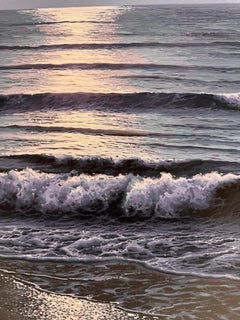 Calm Before the Storm: Realistic Seascape, Oil on Canvas, Framed