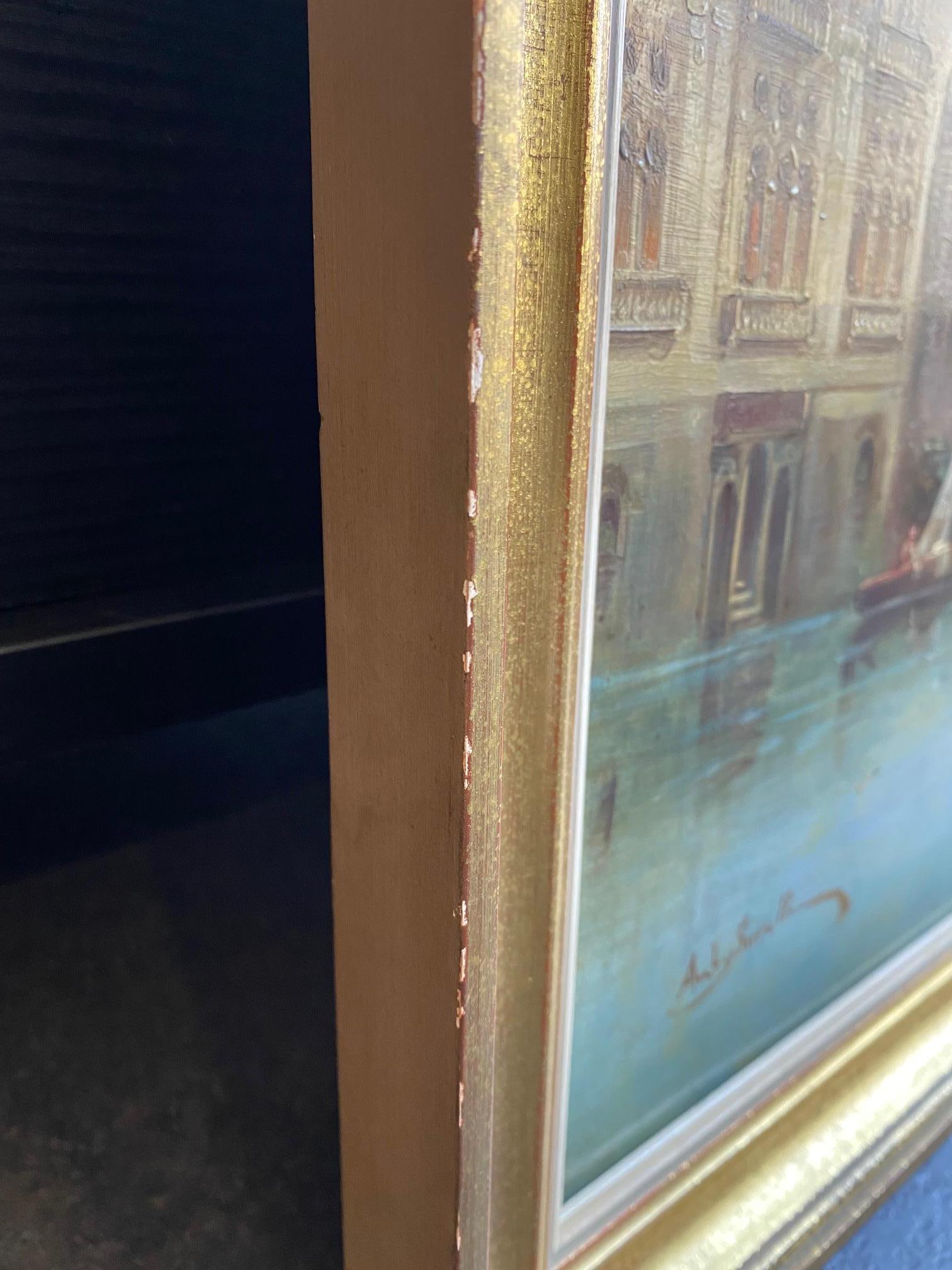 Venise, Italia por Antonio Sorelli - Óleo sobre madera 37x53 cm 5