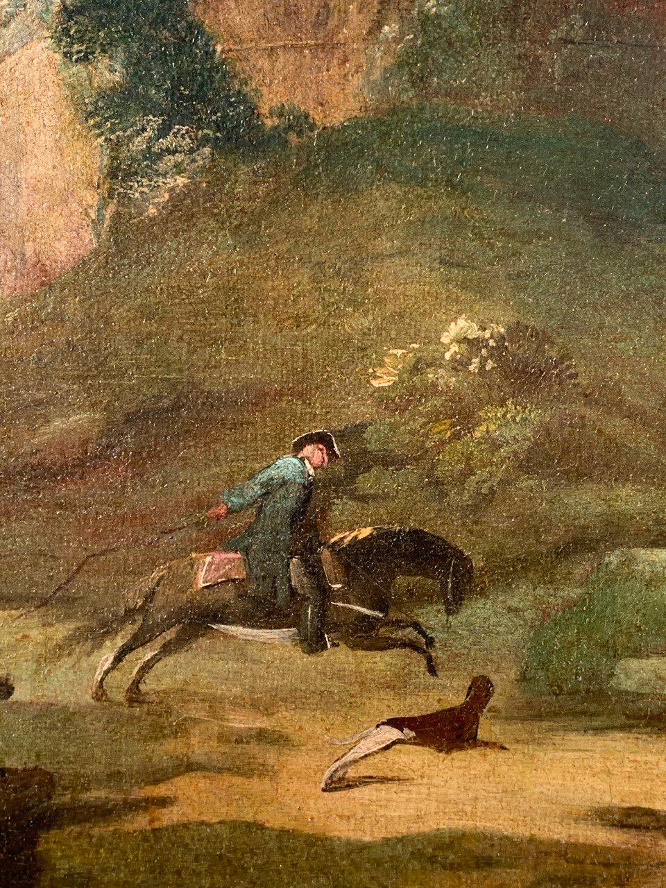 Antonio Stom (peintre vénitien) - Paysage du XVIIIe siècle - Vue architecturale en vente 9