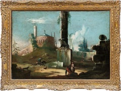 Antonio Stom (Venetian painter) - 18th century landscape - Architectural View