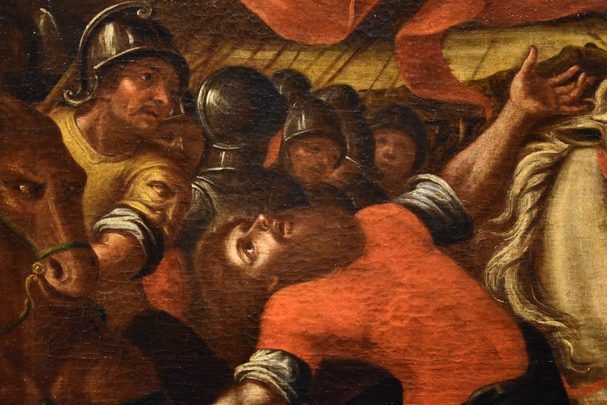 Umkehrung des Heiligen Paul Antonio Tempesta Gemälde 17. Jahrhundert Öl auf Leinwand Italien im Angebot 1