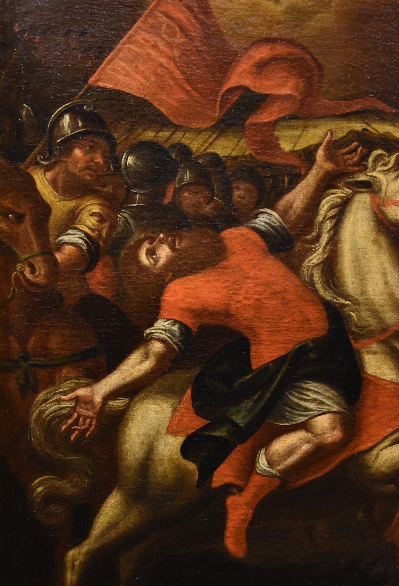 Umkehrung des Heiligen Paul Antonio Tempesta Gemälde 17. Jahrhundert Öl auf Leinwand Italien im Angebot 2
