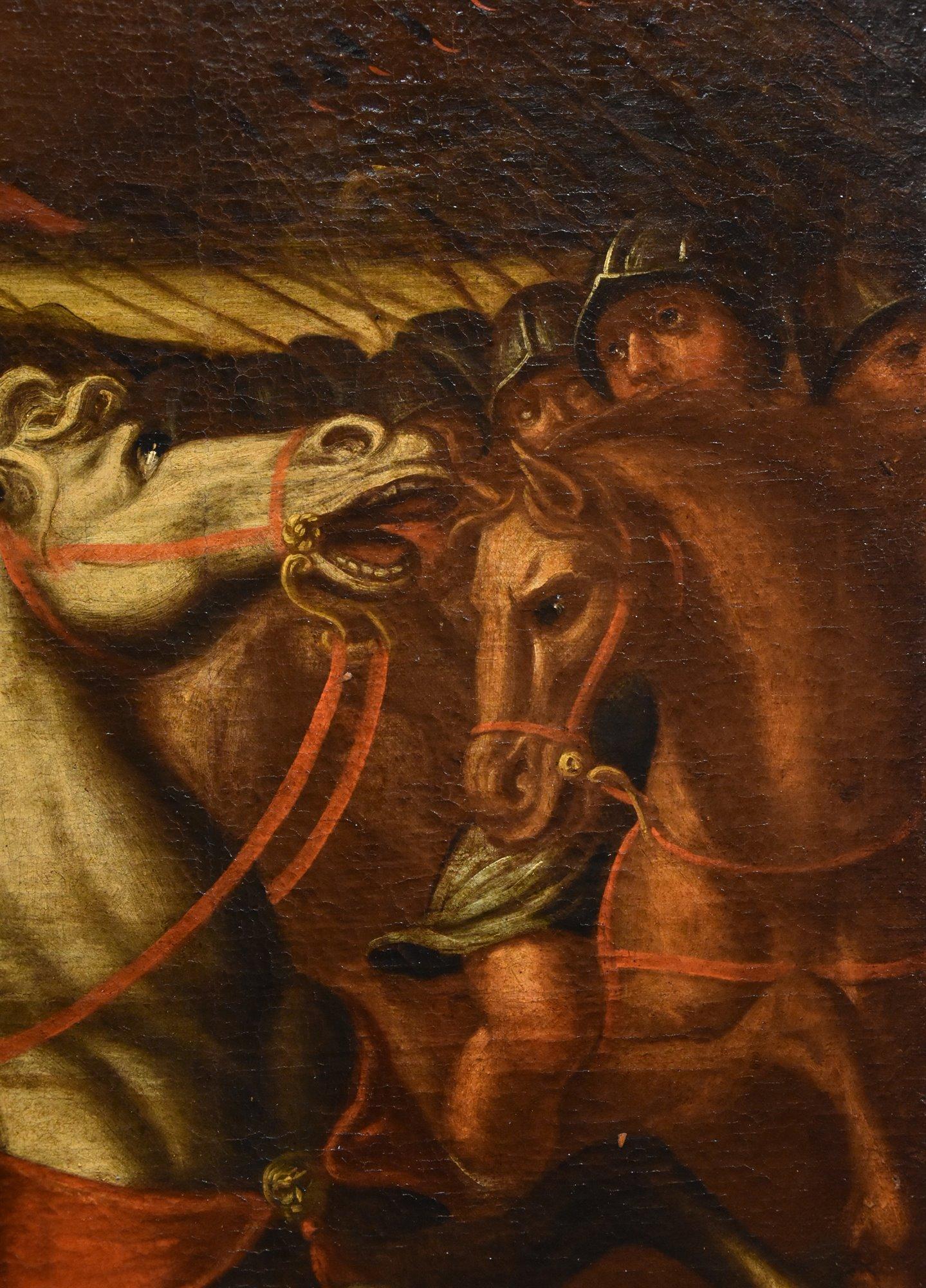 Umkehrung des Heiligen Paul Antonio Tempesta Gemälde 17. Jahrhundert Öl auf Leinwand Italien im Angebot 4