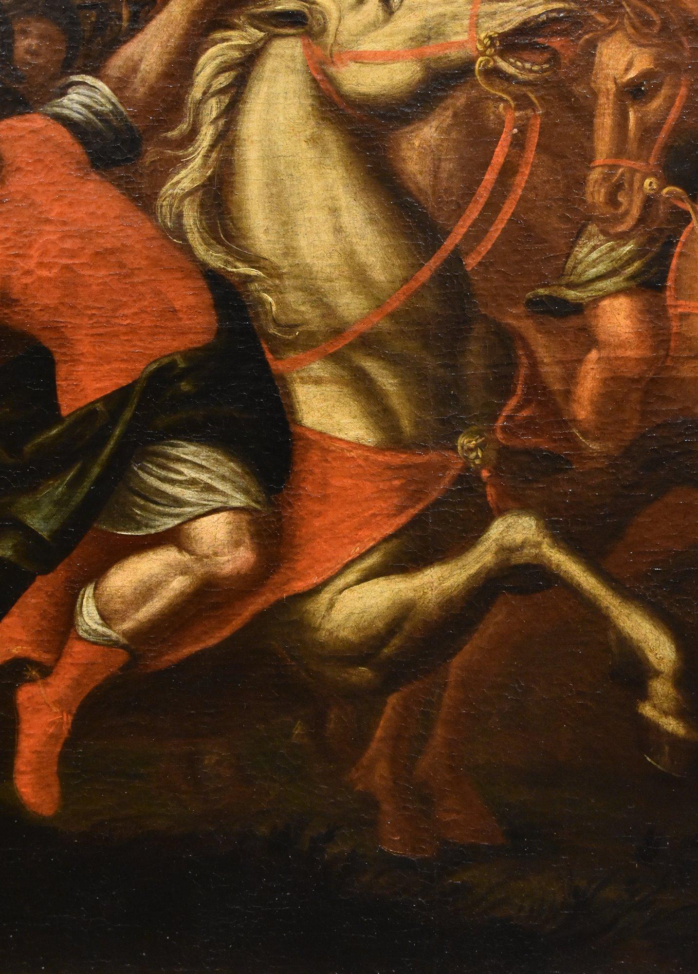 Umkehrung des Heiligen Paul Antonio Tempesta Gemälde 17. Jahrhundert Öl auf Leinwand Italien im Angebot 5