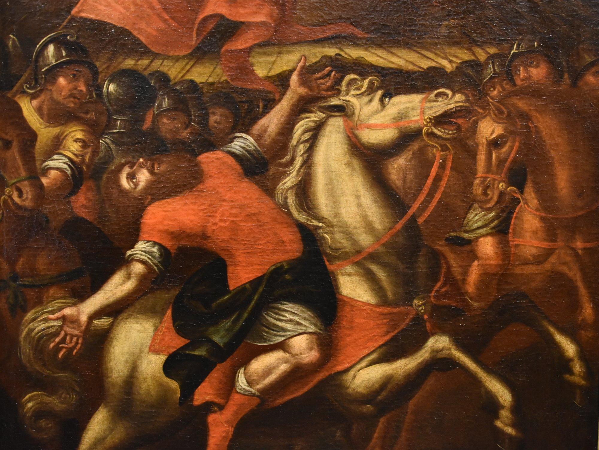 Umkehrung des Heiligen Paul Antonio Tempesta Gemälde 17. Jahrhundert Öl auf Leinwand Italien im Angebot 6