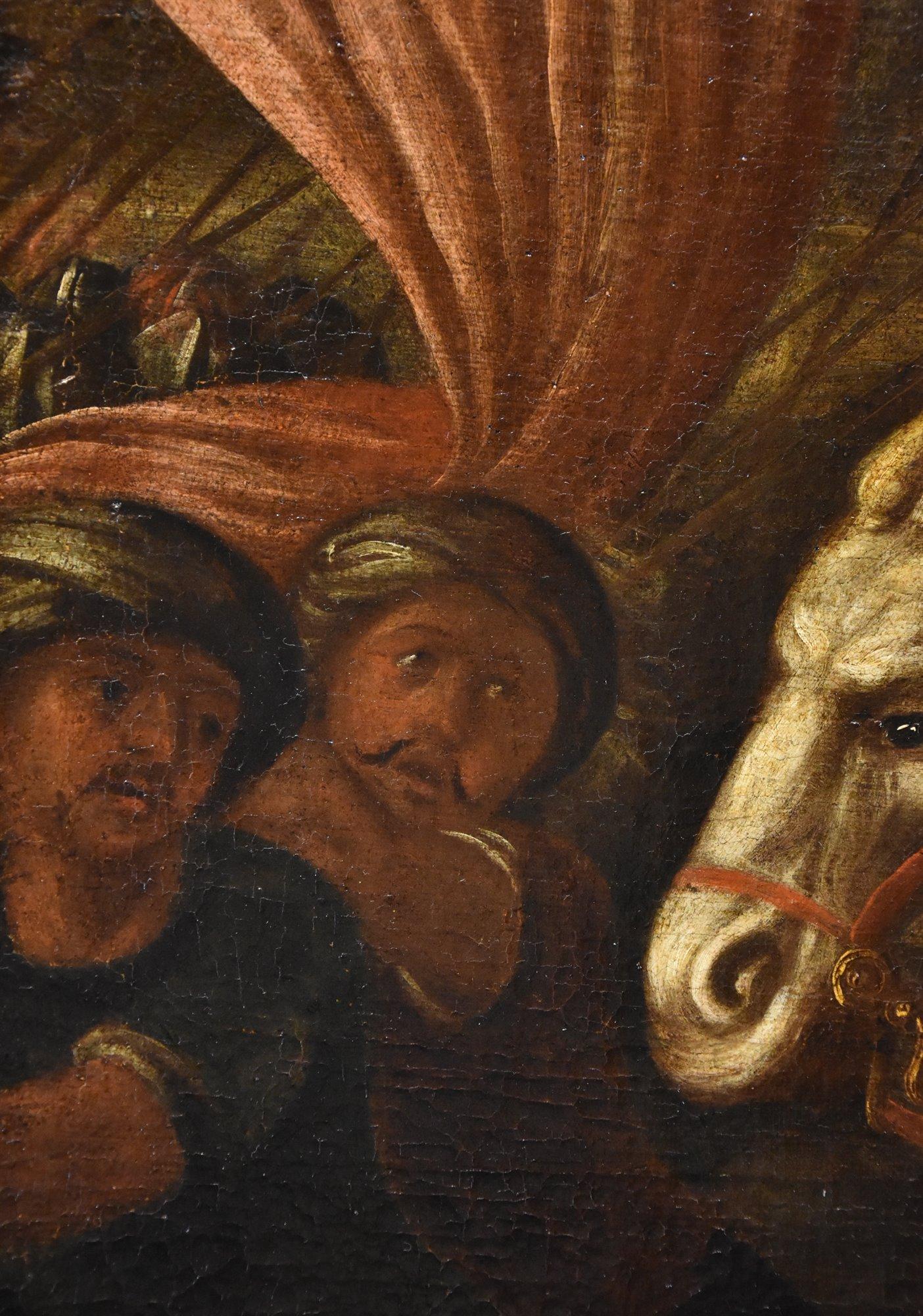 Saint James Religiöse Tempesta Gemälde 17. Jahrhundert Öl auf Leinwand Alter Meister Italien im Angebot 7