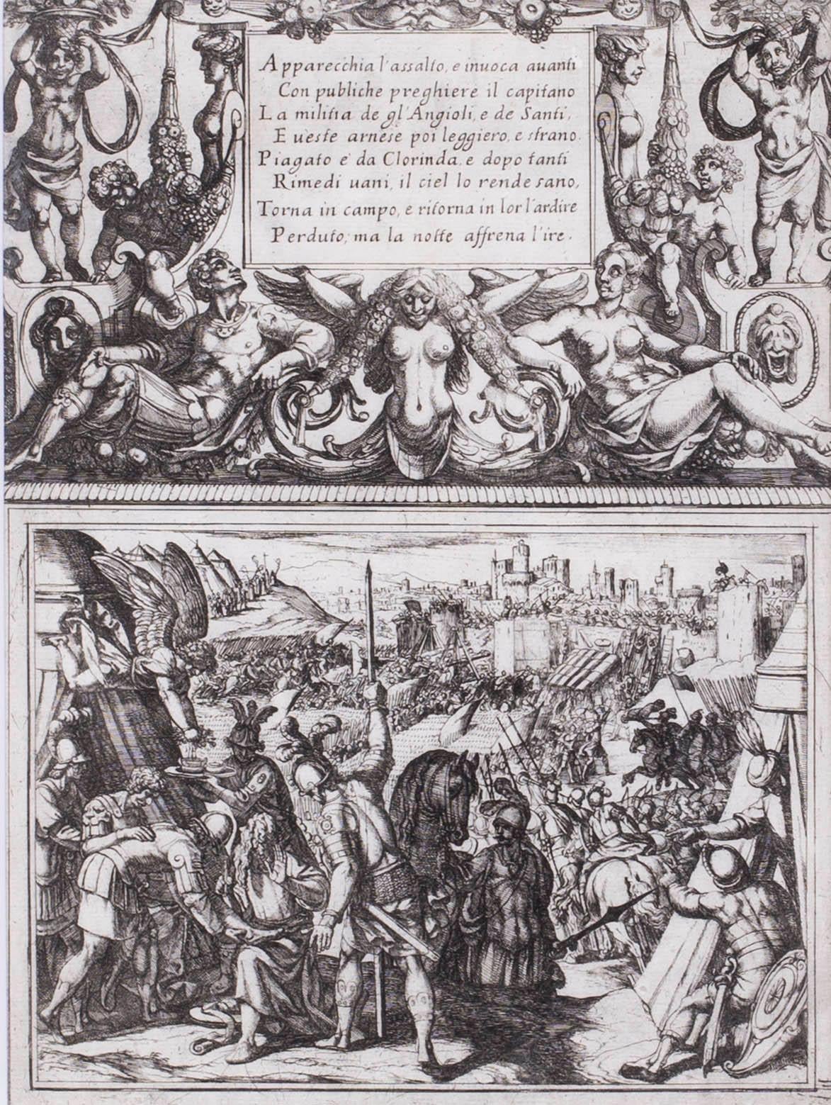 Illustrations for Canto I from Tasso's Jerusalem Delivered III 3