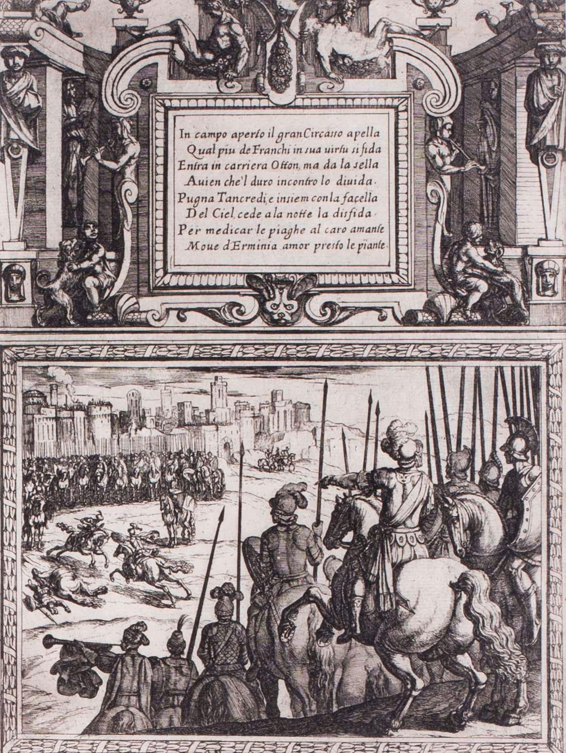 Illustrations for Canto I from Tasso's Jerusalem Delivered III 7