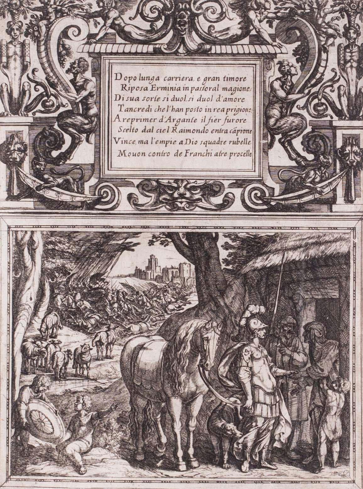 Illustrations for Canto I from Tasso's Jerusalem Delivered III 9