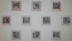 Platten aus dem Alten Testament – Radierung von Antonio Tempesta – 17. Jahrhundert