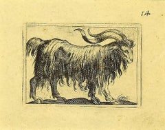 The Goat – Original-Radierung von Antonio Tempesta – 1610er Jahre