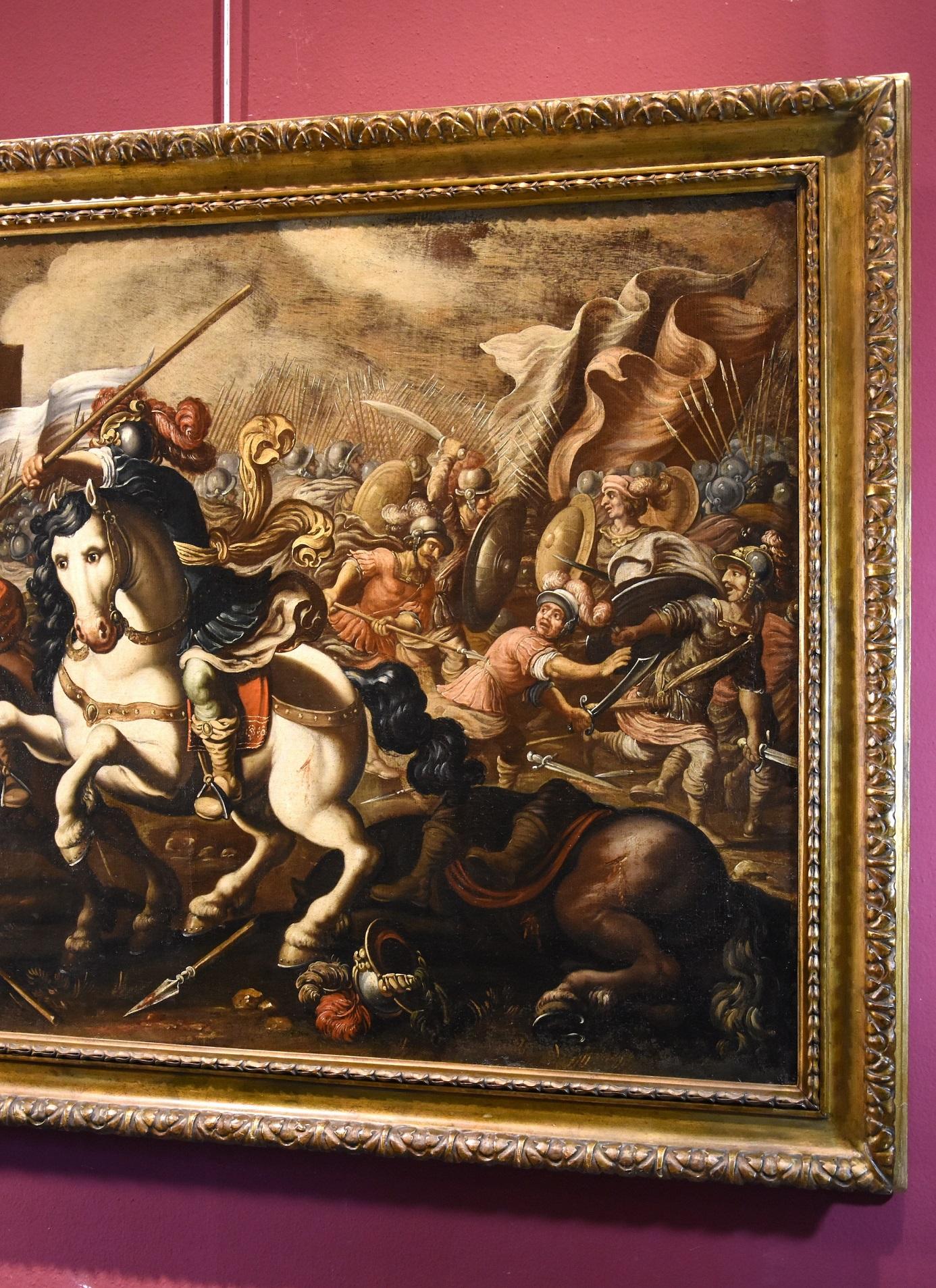 Antichità Castelbarco SRLS is proud to present:

Antonio Tempesta (Florence 1555 - Rome 1630)
Scene of battle between knights

Oil on canvas (81 x 130 cm - Framed 99 x 130)

Expertise of Prof. Giancarlo Sestieri

This is a magnificent painting