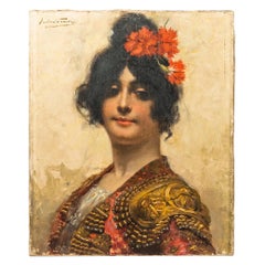 Antonio Torres, Painting, Oil on Canvas, Spain, Signed, circa 1880