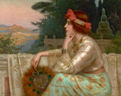 Antonio Torres - On the Terrace by Antonio Torres Fuster On the Terrace by Antonio Torres Fuster