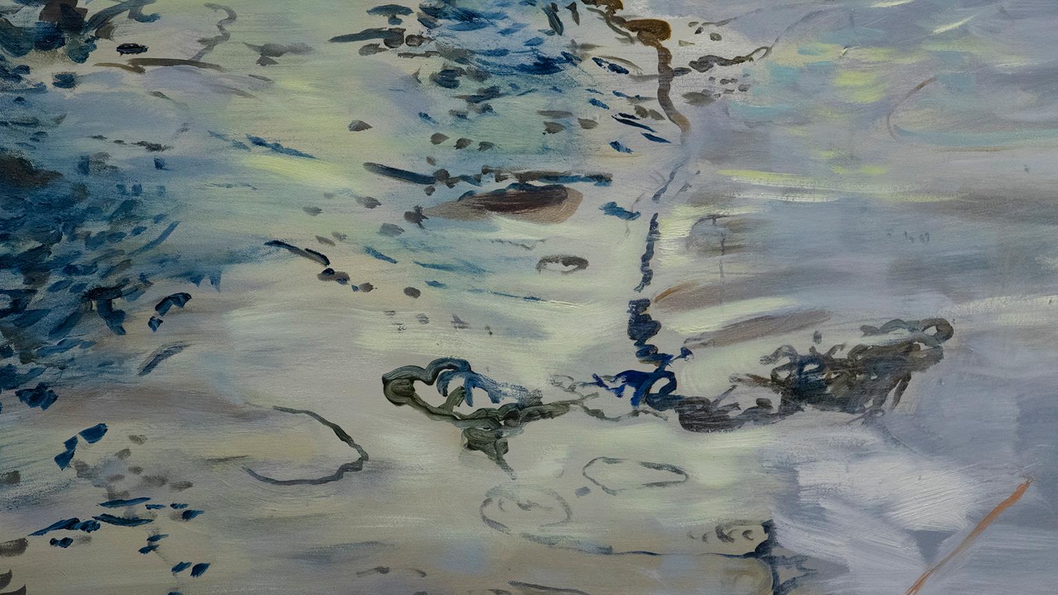 Acuario 46 X 60 - Painting Abstracto de Antonio Ugarte