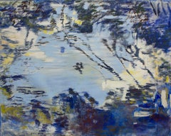 Aquarelle bleue - 69 x 85