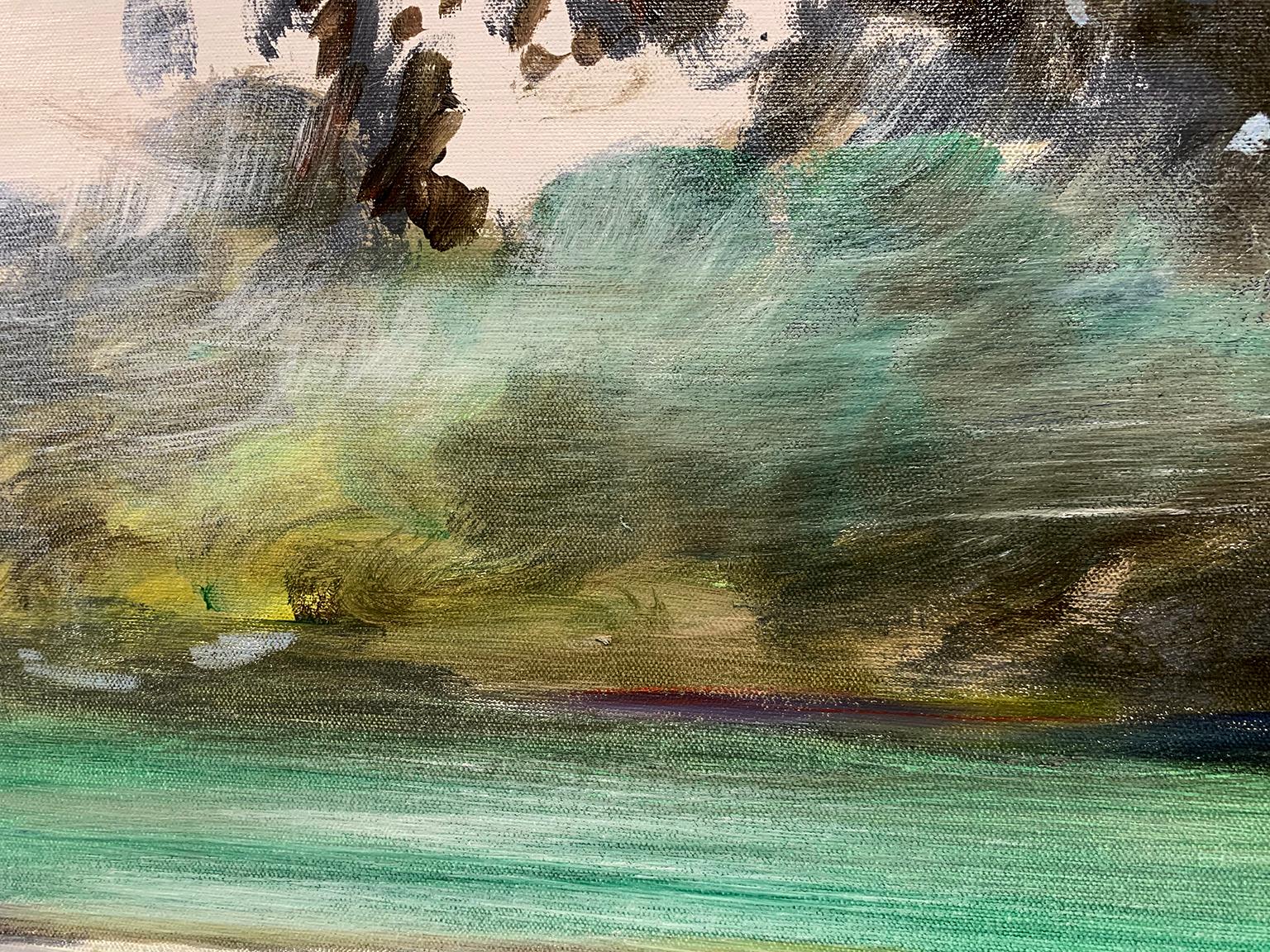 Calm Waters 60 X 72 – Painting von Antonio Ugarte