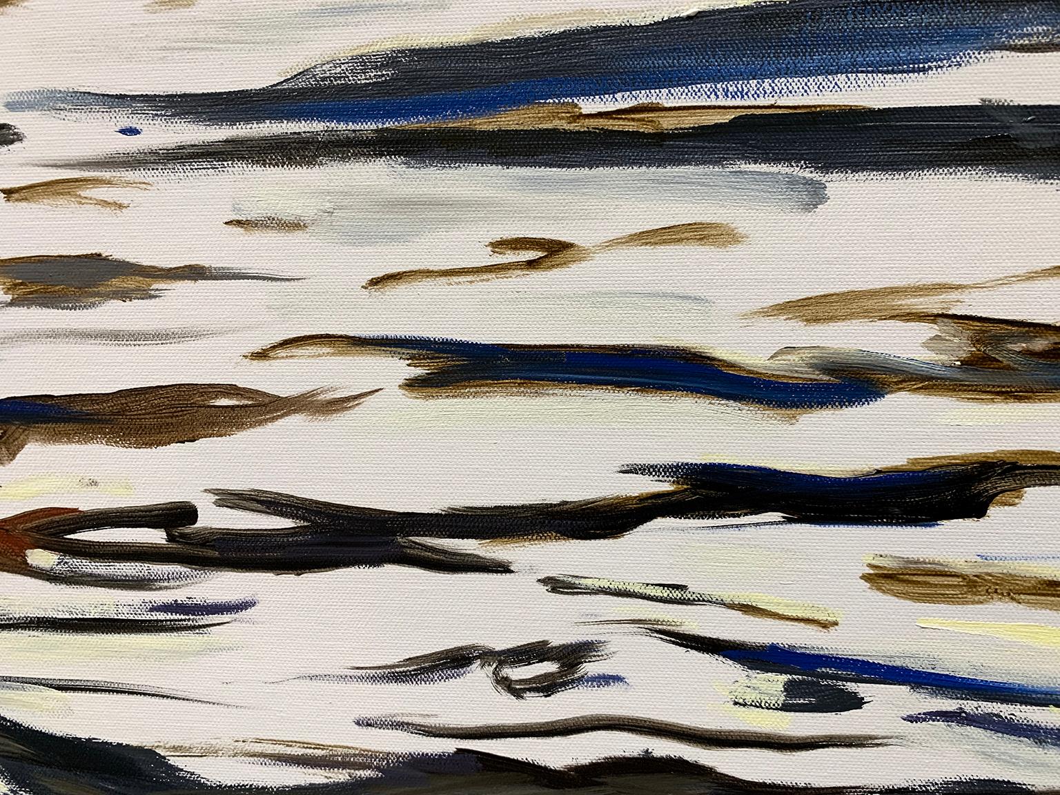 Calm Waters 60 X 72 (Abstrakter Expressionismus), Painting, von Antonio Ugarte