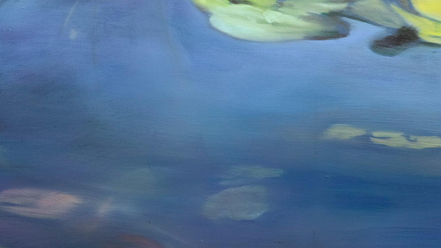 Floating Calmly  58 X 77 - Painting by Antonio Ugarte