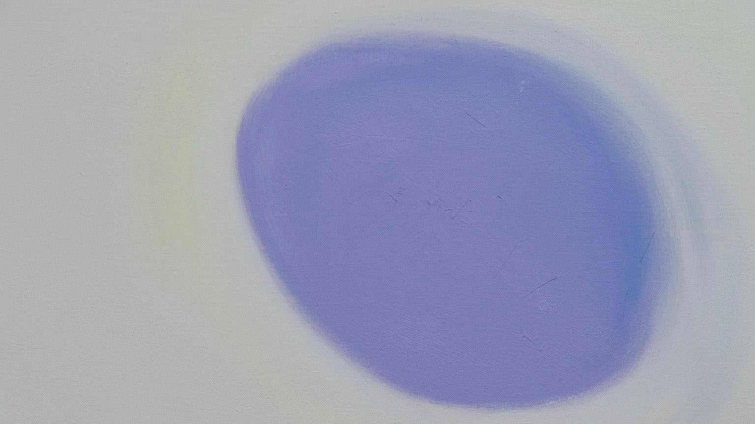 Floating Violet 52 X 42 - Painting by Antonio Ugarte